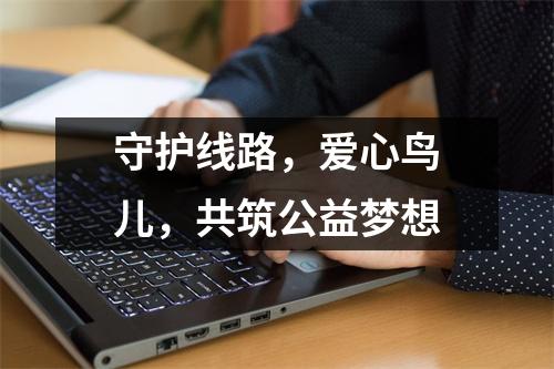 守护线路,爱心鸟儿,共筑公益梦想