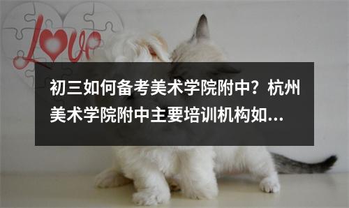 初三如何备考美术学院附中?杭州美术学院附中主要培训机构如下: