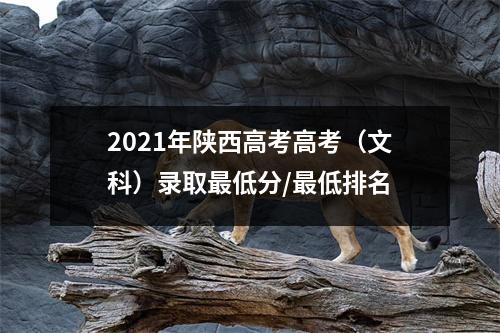 2021年陕西高考高考(文科)录取最低分/最低排名