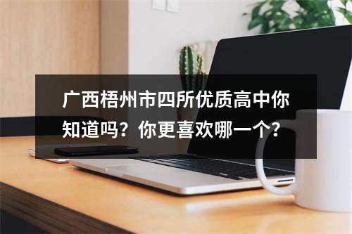 广西梧州市四所优质高中你知道吗?你更喜欢哪一个?