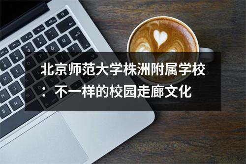北京师范大学株洲附属学校:不一样的校园走廊文化