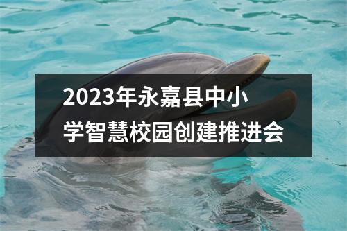 2023年永嘉县中小学智慧校园创建推进会