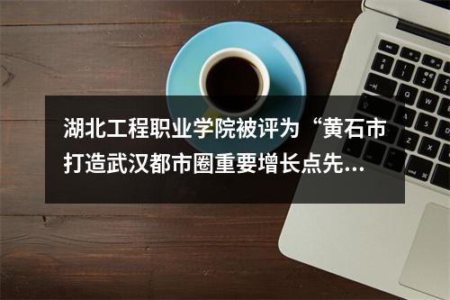湖北工程职业学院被评为“黄石市打造武汉都市圈重要增长点先进集体”