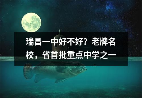 瑞昌一中好不好?老牌名校,省首批重点中学之一