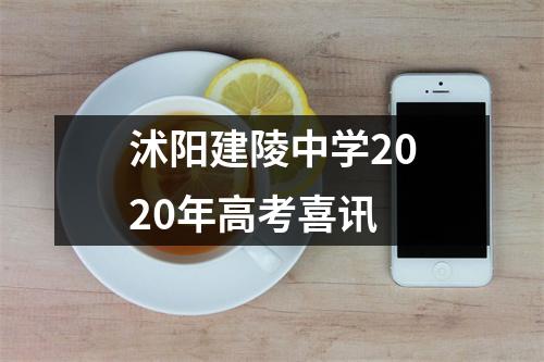沭阳建陵中学2020年高考喜讯