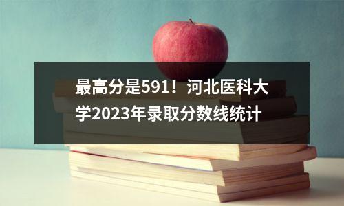 最高分是591!河北医科大学2023年录取分数线统计