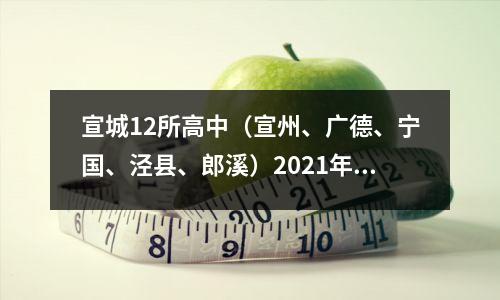 宣城12所高中(宣州、广德、宁国、泾县、郎溪)2021年高考喜讯