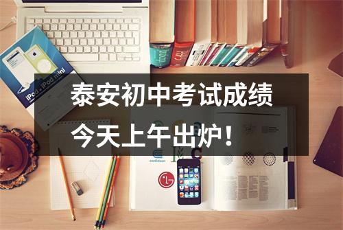 泰安初中考试成绩今天上午出炉!