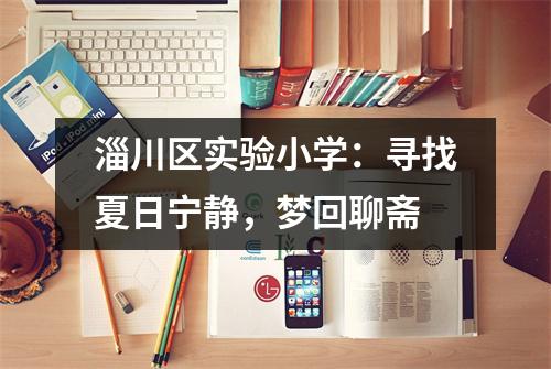 淄川区实验小学:寻找夏日宁静,梦回聊斋