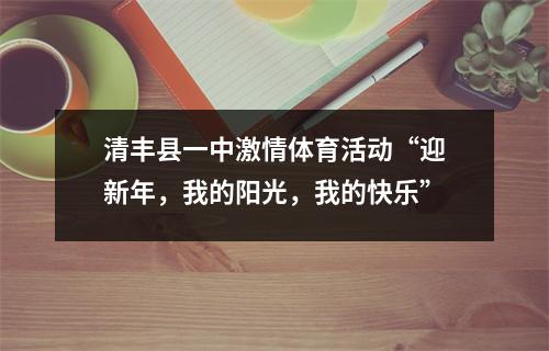 清丰县一中激情体育活动“迎新年,我的阳光,我的快乐”