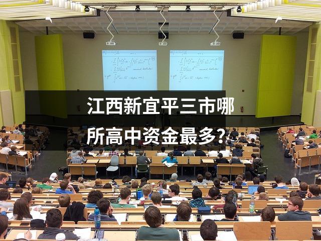 江西新宜平三市哪所高中资金最多?
