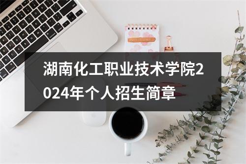湖南化工职业技术学院2024年个人招生简章