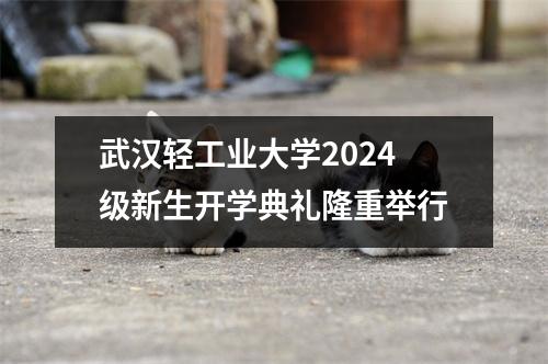 武汉轻工业大学2024级新生开学典礼隆重举行