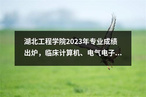 湖北工程学院2023年专业成绩出炉,临床计算机、电气电子专业都值得选择!