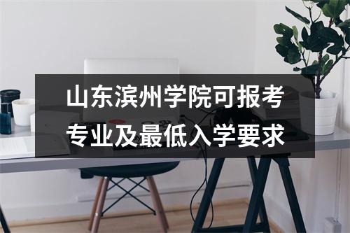 山东滨州学院可报考专业及最低入学要求