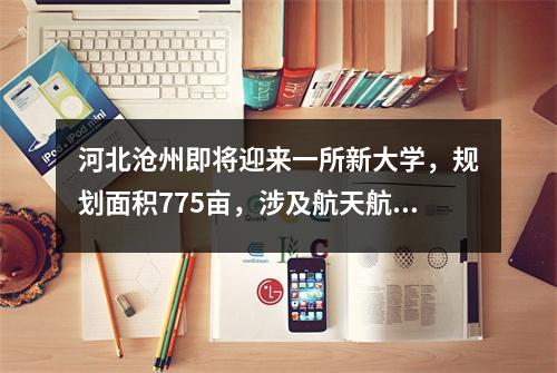 河北沧州即将迎来一所新大学,规划面积775亩,涉及航天航空