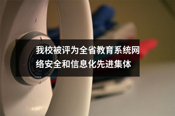 我校被评为全省教育系统网络安全和信息化先进集体