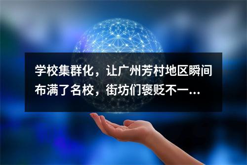 学校集群化，让广州芳村地区瞬间布满了名校，街坊们褒贬不一。