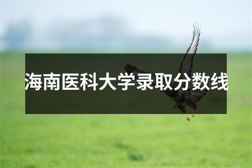 海南医科大学录取分数线