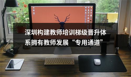 深圳构建教师培训梯级晋升体系拥有教师发展“专用通道”