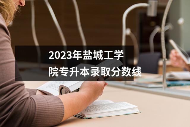 2023年盐城工学院专升本录取分数线