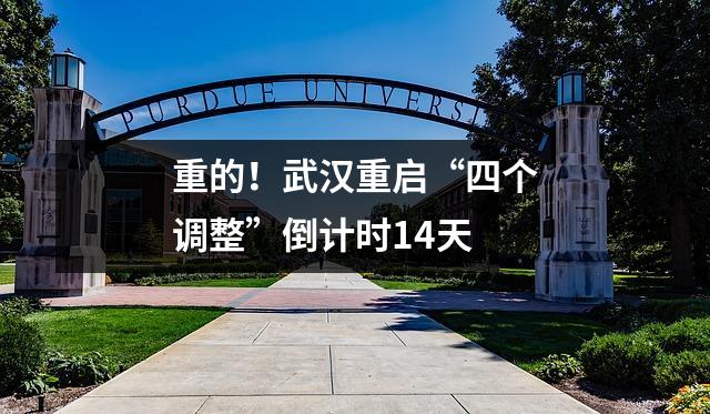 重的!武汉重启“四个调整”倒计时14天