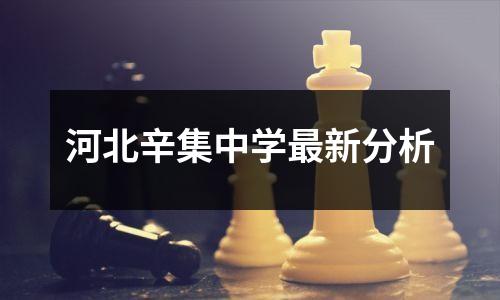 河北辛集中学最新分析