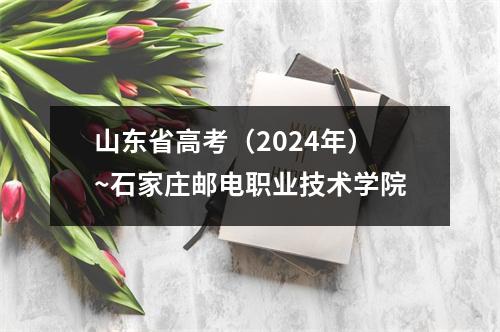 山东省高考(2024年)~石家庄邮电职业技术学院