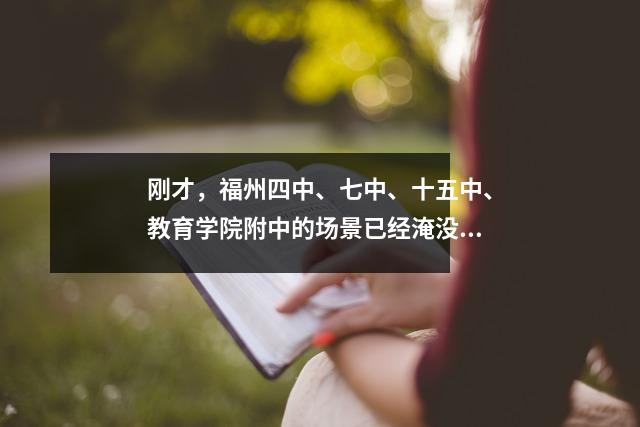 刚才,福州四中、七中、十五中、教育学院附中的场景已经淹没了屏幕!