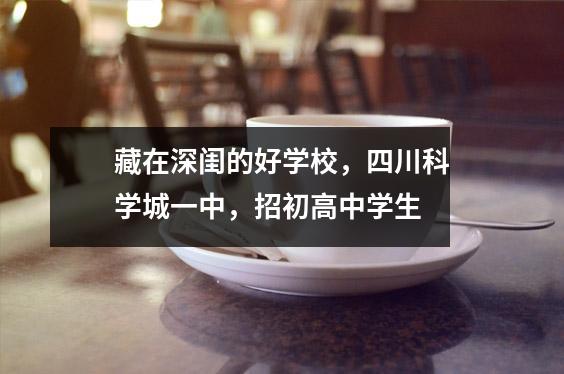 藏在深闺的好学校,四川科学城一中,招初高中学生