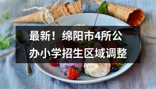 最新!绵阳市4所公办小学招生区域调整