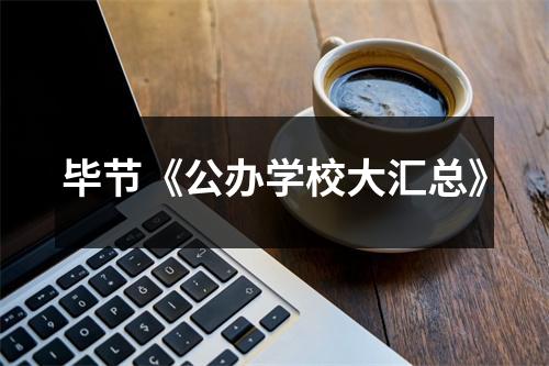毕节《公办学校大汇总》