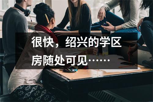 很快,绍兴的学区房随处可见……