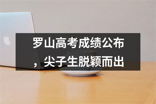 罗山高考成绩公布,尖子生脱颖而出