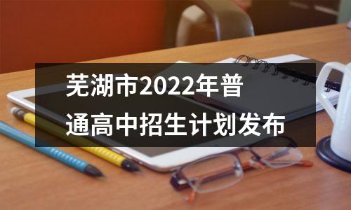 芜湖市2022年普通高中招生计划发布