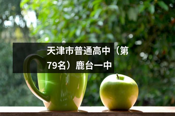 天津市普通高中(第79名)鹿台一中