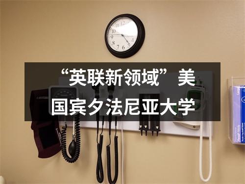 “英联新领域”美国宾夕法尼亚大学