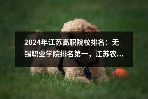 2024年江苏高职院校排名:无锡职业学院排名第一,江苏农林学院排名第二,谁排名第三?