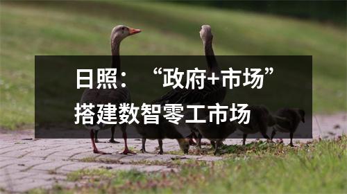日照:“政府+市场”搭建数智零工市场