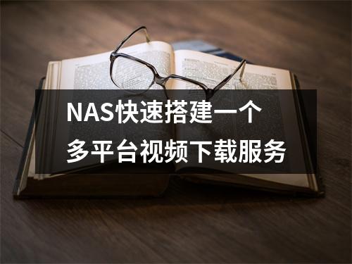 NAS快速搭建一个多平台视频下载服务