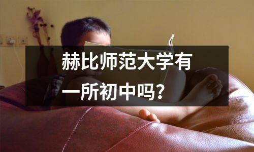 赫比师范大学有一所初中吗?