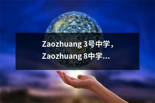Zaozhuang 3号中学,Zaozhuang 8中学和Tengzhou 1号中学的入学评分宣布