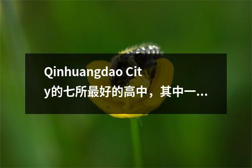 Qinhuangdao City的七所最好的高中,其中一所是一所拥有的百年享有声望的学校。你知道吗
