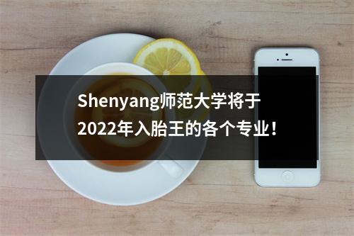 Shenyang师范大学将于2022年入胎王的各个专业!