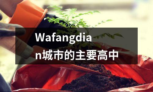 Wafangdian城市的主要高中