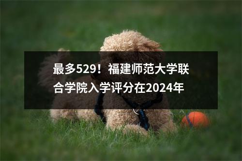 最多529!福建师范大学联合学院入学评分在2024年
