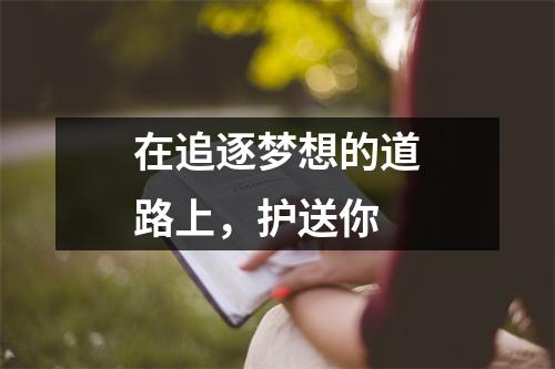 在追逐梦想的道路上，护送你