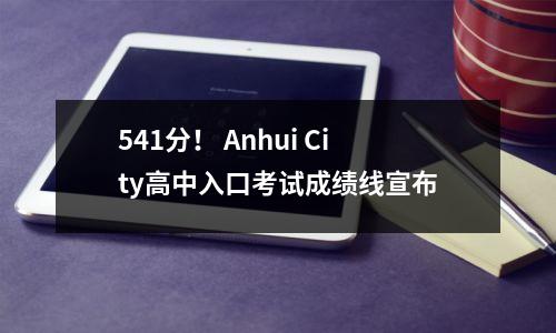 541分！ Anhui City高中入口考试成绩线宣布