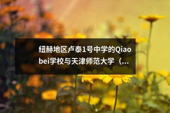 纽赫地区卢泰1号中学的Qiaobei学校与天津师范大学（Tianjin strormal University