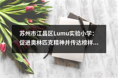 苏州市江昌区Lumu实验小学:促进奥林匹克精神并传达榜样的力量